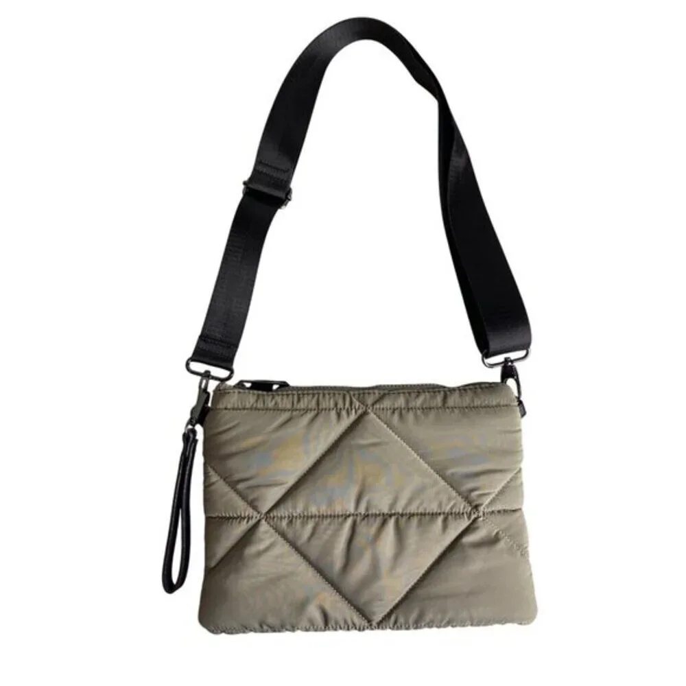 Chinese‎ Laundry Quilted Crossbody Bag With Adjustable Strap & Zip Closure